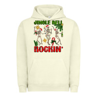 Pigment Pistachio Jingle bell rockin' Urban Hoodie - NancyCooperArtShop