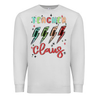 Dove Grey teacher claus Premium Sweatshirt - MaliasSmallBusiness
