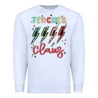 White teacher claus Premium Sweatshirt - MaliasSmallBusiness