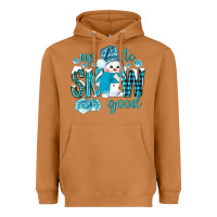 Meerkat up to snow good and cute snowman Heavyweight Hoodie - NancyCooperArtShop