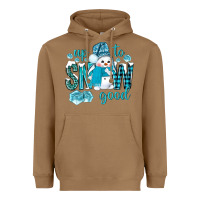 Toasted Coconut up to snow good and cute snowman Heavyweight Hoodie - NancyCooperArtShop