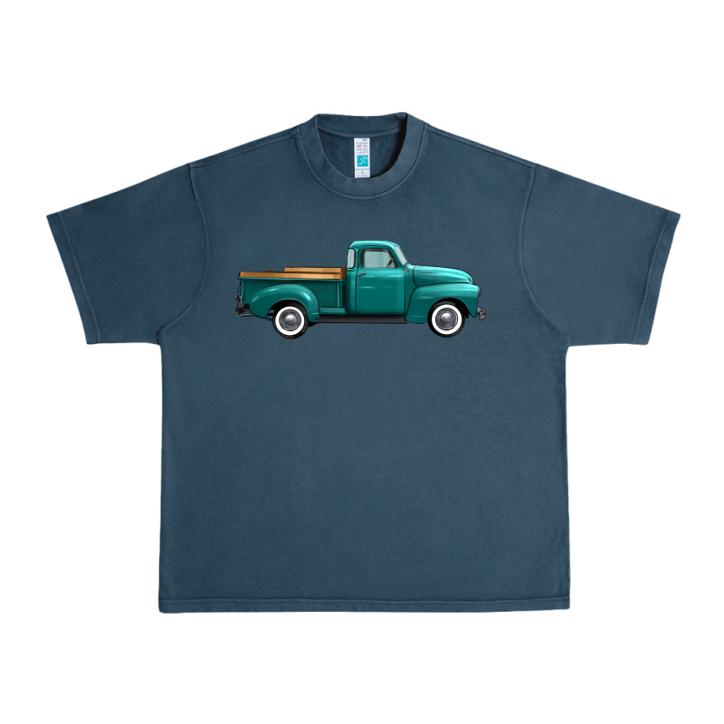 Western Truck Right Side View Urban Heavy Tee by FaDigitalArtStudio | Teevron