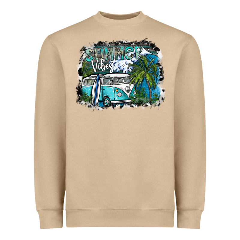Summer Vibes Heavyweight Sweatshirt by SublimationCraftShop | Teevron