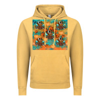 Vintage Mustard thanksgiving turkey fall Vintage Hoodie - RanaPortraitStore