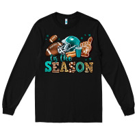 Black tis the season american football Long Sleeve Tee - Jasminsmagicworld