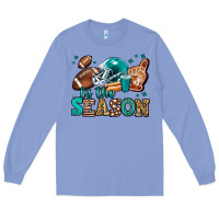 Colony Blue tis the season american football Long Sleeve Tee - Jasminsmagicworld