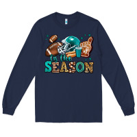 Navy tis the season american football Long Sleeve Tee - Jasminsmagicworld