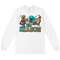 White tis the season american football Long Sleeve Tee - Jasminsmagicworld