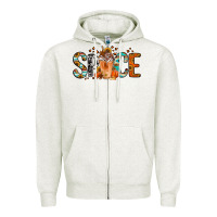 Oatmeal Heather pumpkin spice latte Zipper Hoodie - Jasminsmagicworld