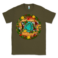 Army Green Christmas gemstone joy ornament Classic Tee - Artiststas