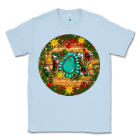 Dusty Blue Christmas gemstone joy ornament Classic Tee - Artiststas