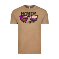 Vintage Coffee howdy cowgirl Vintage Tee - SublimationCraftShop