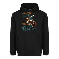 Black and they call the thing rodeo cowboy Heavyweight Hoodie - MaliasSmallBusiness