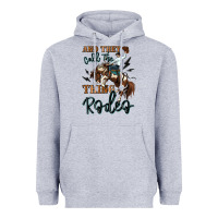 Heather Grey and they call the thing rodeo cowboy Heavyweight Hoodie - MaliasSmallBusiness