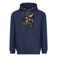 Navy and they call the thing rodeo cowboy Heavyweight Hoodie - MaliasSmallBusiness