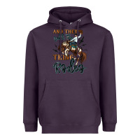 Plum and they call the thing rodeo cowboy Heavyweight Hoodie - MaliasSmallBusiness
