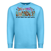 Ocean Blue recover loudly to keep others from dying quietly m Premium Sweatshirt - MaliasSmallBusiness