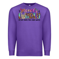 Purple recover loudly to keep others from dying quietly m Premium Sweatshirt - MaliasSmallBusiness