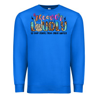 True Royal recover loudly to keep others from dying quietly m Premium Sweatshirt - MaliasSmallBusiness