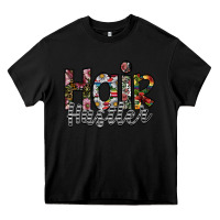 Black hair hustler Heavy Core Tee - SublimationCraftShop