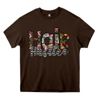 Chocolate Brown hair hustler Heavy Core Tee - SublimationCraftShop