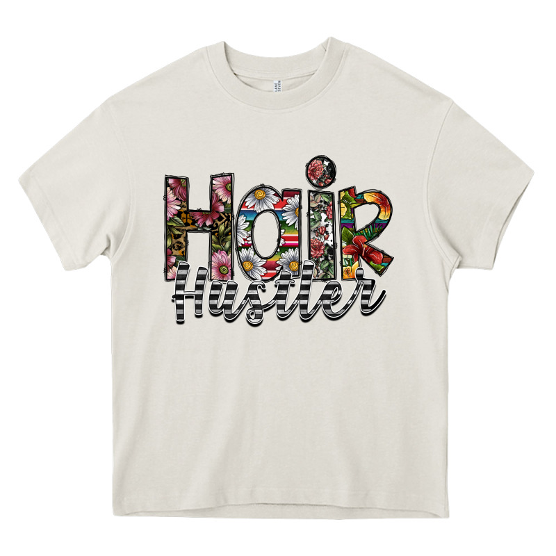 Hair Hustler Heavy Core Tee by SublimationCraftShop | Teevron