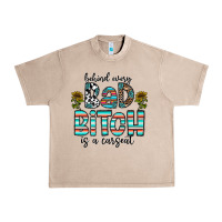 French Oak Behind Every Bad Bitch is a Carseat Urban Heavy Tee - CowhideDigitalArt