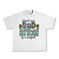 Lunar Rock Behind Every Bad Bitch is a Carseat Urban Heavy Tee - CowhideDigitalArt