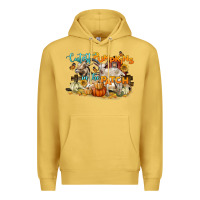 Antique Gold cutest pumpkins in the patch Premium Hoodie - LillyAllenDesigns