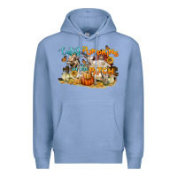 Colony Blue cutest pumpkins in the patch Premium Hoodie - LillyAllenDesigns