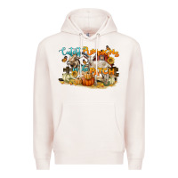 Pale Pink cutest pumpkins in the patch Premium Hoodie - LillyAllenDesigns