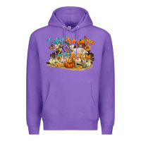 Purple cutest pumpkins in the patch Premium Hoodie - LillyAllenDesigns