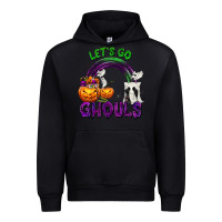 Black Let's Go Ghouls Urban Hoodie - texasbilliewilder