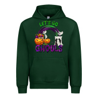 Forest Green Let's Go Ghouls Urban Hoodie - texasbilliewilder