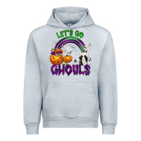 Heather Grey Let's Go Ghouls Urban Hoodie - texasbilliewilder