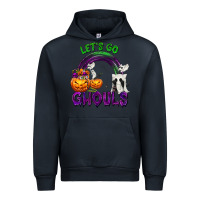 Navy Let's Go Ghouls Urban Hoodie - texasbilliewilder