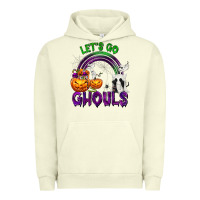 Pigment Pistachio Let's Go Ghouls Urban Hoodie - texasbilliewilder