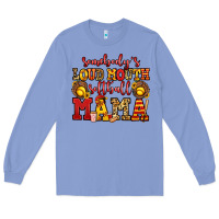 Colony Blue somebody's loud mouth softball mama Long Sleeve Tee - Jasminsmagicworld