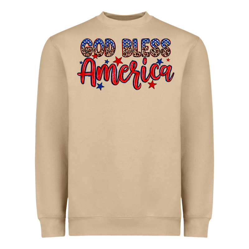God Bless America Heavyweight Sweatshirt by Neo Western | Teevron