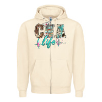 Sandshell western nurse cna life Zipper Hoodie - BarkalooDesign