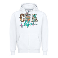 White western nurse cna life Zipper Hoodie - BarkalooDesign