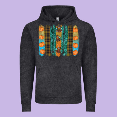 Thanksgiving Brushstrokes Vintage Hoodie Designed By Ranaportraitstore