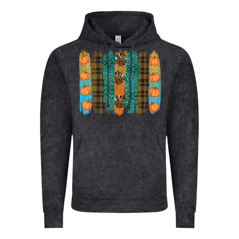 Thanksgiving Brushstrokes Vintage Hoodie by RanaPortraitStore | Teevron