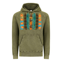 Vintage Olive thanksgiving brushstrokes Vintage Hoodie - RanaPortraitStore