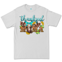 Dove Grey thankful mama cow Premium Tee - BarkalooDesign