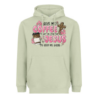 Matcha give me coffee jesus Heavyweight Hoodie - MaliasSmallBusiness