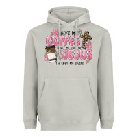Moon Dust give me coffee jesus Heavyweight Hoodie - MaliasSmallBusiness