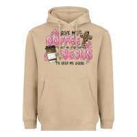 Mushroom give me coffee jesus Heavyweight Hoodie - MaliasSmallBusiness