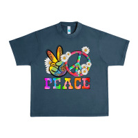 Midnight Navy lgbtq peace and sembols Urban Heavy Tee - HRA Design Shop