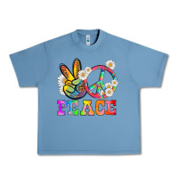 Pebble Blue lgbtq peace and sembols Urban Heavy Tee - HRA Design Shop